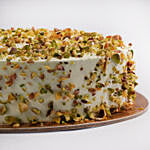 Pistachio Drizzled Half Kg Vanilla Cake