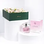 Versache Perfume and Flowers Box