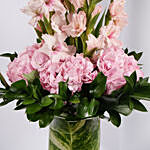 Gladiolus And Hydrangea Arrangement