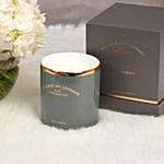 Wallace & Co Oud Amber candle with flowers