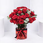 Passionate 18 Roses Arrangement