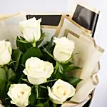 Beautiful White Roses Bouquet