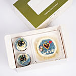 Heartfelt Bento Cake N Cupcake Duo