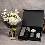 Wallace & Co Oud Amber Fuxury gift set with flowers