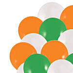 Indian Flag Balloon Set Of 21