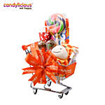 Candylicious Mini Orange Trolley Gift Pack