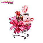 Candylicious Mini Pink Trolley Gift Pack