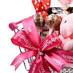 Candylicious Mini Pink Trolley Gift Pack