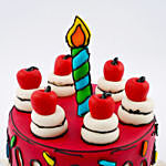 Birthday Candle Chocolate Cake