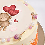 Blushing Romance Chocolate Half Kg Cake