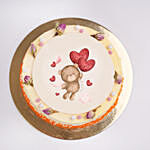 Blushing Romance Chocolate Half Kg Cake