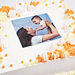 Cheerful Moments Chocolate Photo Cake