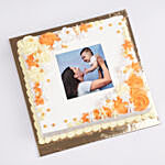 Cheerful Moments Chocolate Photo Cake