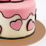 Pink Breeze Celebration Chocolate Cake