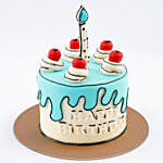 Whimsical Wave Chocolate Cake