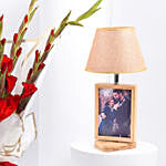 Gladiolus and Personalised Lamp