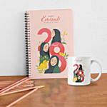 Emirati Womens Day Mug And Notebook Combo