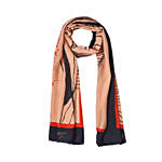 100% Silk Chiffon Dubai Skyline Scarf