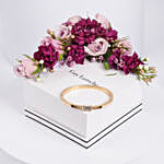 Guy Lorache Bangle With Crystals For Her