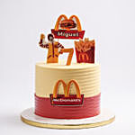 McDonald Birthday Delight Vanilla Cake