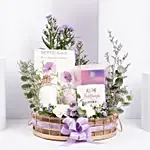 September Birthday Aster Flower Gift Hamper