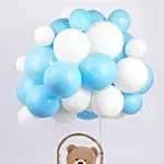 Teddy on a cloud arrangement