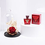 Forever Red Rose With Guess Seductive Red For Women