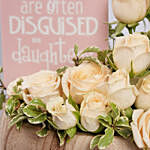 Daughters Are Angels Flowers Tray