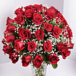 Bunch of 50 Scarlet Roses