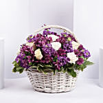 Basket Of Royal Flowers