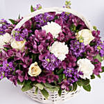 Basket Of Royal Flowers