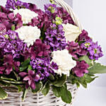 Basket Of Royal Flowers