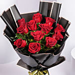 Bunch of 12 Red Roses