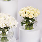 Mix White Flowers Beauty Arrangement