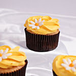 Sunny Daisy Vanilla Delights Cup Cake