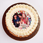 Butterscotch Birthday Photo Cake One Kg