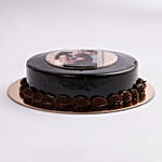 Chocolate Truffle Anniversary Photo Cake Half Kg