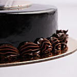 Chocolate Truffle Anniversary Photo Cake Half Kg