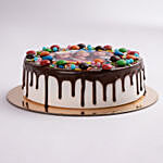 MNM Chocolate Birthday Photo Cake One Kg