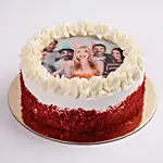 Red Velvet Photo Cake For Birthday 1.5 kg