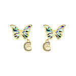 Cerruti 1881 Butterfly Earring and Necklace Gift Set For Her