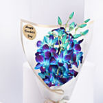 Blue Orchid Bouquet for Teachers