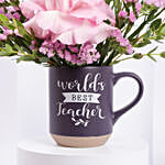 Teachers Appreciation Flowers Mug