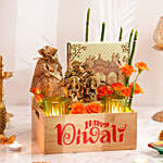 Glistening Diya & Delights Hamper