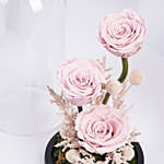 Pink Forever Roses Arrangement