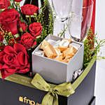 Hearts and Red Roses Hamper