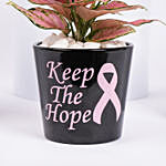 Keep The Hope Pink Ribbon Theme Plant