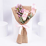 Pink Ribbon Rose Bouquet