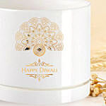 Happy Diwali White Planter