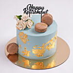 Golden Horizon Retirement Red Velvet Cake